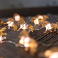 Fairy Pony String Lights Unique Decorative Lights Horse Gifts For Girls Cute Lights 20Leds 8Ft Battery Operated For Birthday Hor