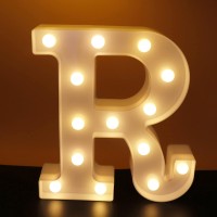 Ausaye Led Letter Lights Alphabet Light Up Sign Night Light For Home Bar Party Wedding Birthday Decoration Battery Powered Chris