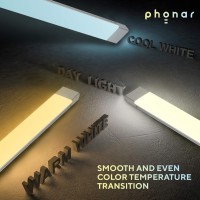 Some people think that white light is only one color However with shades ranging from cooler blue tones to warmer orange or yellow hues you can open up new possibilities when it comes to the Phonar color temperature adjustable LED bar Its possible to comp