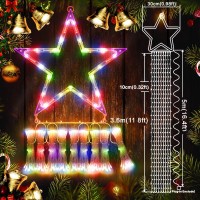 Outdoor Christmas Decorations Star Lights 344 Led 11 Modes String Light Gift, Plug In Clear Wire Waterproof Light Outside Decor For Home Xmas Tree Party Yard Porch Decoration Warm White To Multicolor