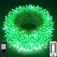 Knonew 403Ft 1000 Led String Lights Outdoor Christmas Lights 8 Modes & Timer Fairy Light Plug In Waterproof Led String Lights For Xmas Yard Tree Wedding Party Holiday Decorations(Green)