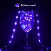 Glpe Led Strip Lights With Usb Powered, 16.4Ft Bluetooth Led Light Strips,Smart App And Remote Control, Ip65 Waterproof,5050 Rgbw Music Sync Rope Lights For Living Room, Bedroom, Party, Kitchen,Tv