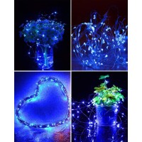 Twinkle Star 2 Pack Outdoor Solar String Lights 394 Ft 120 Led Solar Powered Xmas Halloween Decorative Fairy Lights With 8 Mod