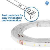 Ge Led Tape Light Indoor Plugin Strip Light Color Changing 10Ft