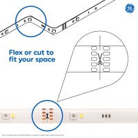 Ge Led Tape Light Indoor Plugin Strip Light Color Changing 10Ft