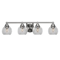 Paramount 4 Light Bath Bar In Brushed Nickel Finish With 5.75