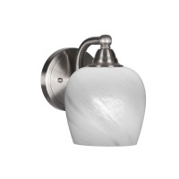 Paramount 1 Light Wall Sconce In Brushed Nickel Finish With 6