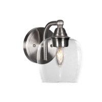 Paramount 1 Light Wall Sconce In Brushed Nickel Finish With 6