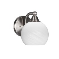 Paramount 1 Light Wall Sconce In Brushed Nickel Finish With 5.75