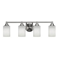 Paramount 4 Light Bath Bar In Brushed Nickel Finish With 4.5