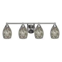 Paramount 4 Light Bath Bar In Brushed Nickel Finish With 5