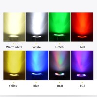 Awsad Led Ring Fountain Underwater Light, 6W Ip68 Waterproof Submersible Light Fountain Lamp, 6 Colors (Color : Yellow Light, Size : 12V)