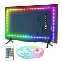 Led Strip Lights, 8.2Ft Tv Light Strip For 32-58 Inch Tv/Monitor Backlight, Usb Led Strip Mood Light With 4096 Diy Colors Remote Control