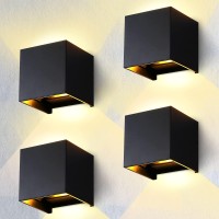 4Pcs Outdoor Wall Lights, 4