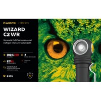 Armytek New Wizard C2 Wr Warm-Red 1020 Lm Led Headlamp Flashlight