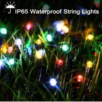 Ozs- 2Pk 144Ft 400Led Multicolor Solar Christmas String Lights Outdoor, Color Change Waterproof 8 Modes Green Wire Christmas Tree Lights For Garden, Party, Wedding, Christmas Decorations (Multicolor)