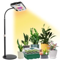 Lbw Grow Light For Indoor Plants, Full Spectrum Desk Led Plant Light, Small Grow Lamp With On/Off Switch, Height Adjustable, Flexible Gooseneck, Ideal For Indoor Growth