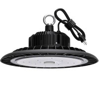 Ufo Led High Bay Light 100W 14000 Lm With Us Plug 5Ft Cable, 5000K Daylight, Ip65 Waterproof, Non-Dim, Commercial Warehouse Workshop Factory Barn Garage Lowbay Area Lighting Fixture