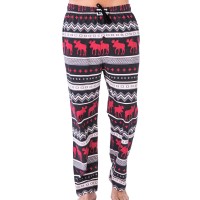 Lazy One Animal Pajama Pants For Men, Mens Separate Bottoms, Lounge Pants, Funny, Humorous, Animal, Fair Isle (Cabin Moose, Xxx-Large)