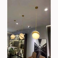 Mzsus 1-Light Acrylic Globe Pendant Light, Creative Irregular White Hanging Light Pendant Lamp For Dining Room, Living Room (7.8 Inch)