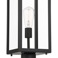 John Timberland Titan Modern Outdoor Post Light Fixture Mystic Black 21 3/4