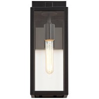 John Timberland Titan Modern Outdoor Wall Light Fixture Mystic Black 14 1/4