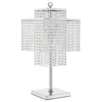 Square Crystal Double Crown, Table Lamp Integrated Led(D0102Hge4T7)