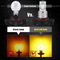 Alla Lighting 12188Na Psy24W Led Turn Signal Lights Bulbs, Yellow 12180 12188Nac1 5200S Blinker Lamps Replacement