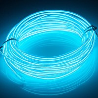 Jiguoor Usb Rechargeable El Wire 328Ft10M 5Mx2 Bright Neon Light Strip 360 Illumination Neon Tube Rope Lights For Diy Festi