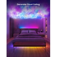 Govee Rgbic Led Strip Lights, 32.8Ft Smart Led Lights For Bedroom, Bluetooth Led Lights App Control, Diy Multiple Colors On One Line, Color Changing Led Lights Music Sync For Gaming Room, Indoor