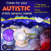 Our Autism Bedtime Sleep Projector Nightlight Bundle aid caring loving AUTISM PARENTS HELP THEIR LOVED ASD CHILD any age years old LOOK FORWARD TO BEDTIME and SATISFY HIS SPECIFIC ASD SENSORY NEEDSSTRONG PREFERENCES Incl many adaptive featuresFALL ASLEEP 