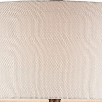 Benjara Table Lamp With Polyresin Urn Shape Base, Brown