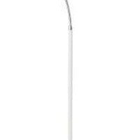 Benjara Floor Lamp With Adjustable And Bendable Gooseneck, White