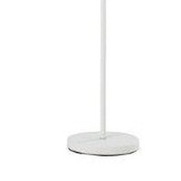 Benjara Floor Lamp With Adjustable And Bendable Gooseneck, White