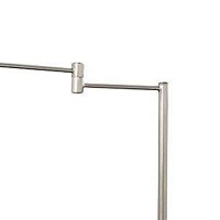 Benjara Desk Lamp With Adjustable Swing Metal Arm, Silver