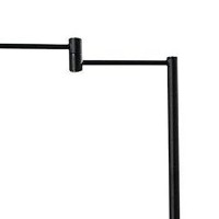 Benjara Desk Lamp With Adjustable Swing Metal Arm, Black