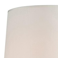 Benjara Table Lamp With Ceramic Body And 3D Geometric Design, White