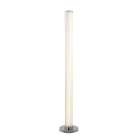 Benjara Column Style Floor Lamp With Sandrock Acrylic Tube, Clear