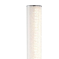 Benjara Column Style Floor Lamp With Sandrock Acrylic Tube, Clear