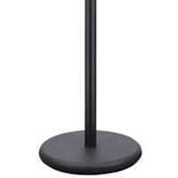 Benjara Cage Design Shade Metal Floor Lamp With Pull Chain Switch, Black