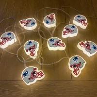 Party Animal Nfl New England Patriots Led Helmet String Lights