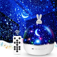 One Fire Night Light For Kids, Bluetooth Music Kids Night Lights For Bedroom,96 Light Modes Baby Night Light Projector,Remote Timer Kids Night Light Lamp,Rechargeable Star Projector Lights For Bedroom