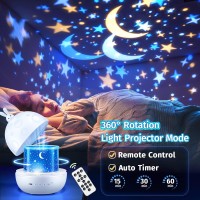 One Fire Night Light For Kids, Bluetooth Music Kids Night Lights For Bedroom,96 Light Modes Baby Night Light Projector,Remote Timer Kids Night Light Lamp,Rechargeable Star Projector Lights For Bedroom