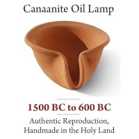 Canaanite Biblical Oil Lamps Herodian Brown