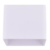 2-Piece Pack 1-Light White Led Wall Sconce