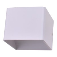 2-Piece Pack 1-Light White Led Wall Sconce