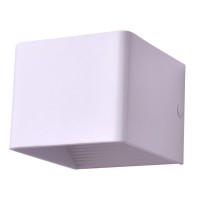 2-Piece Pack 1-Light White Led Wall Sconce