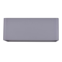 2-Piece Pack 1-Light Gray Led Wall Sconce