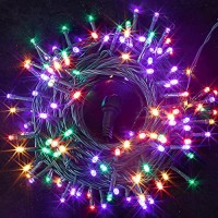 92.19 Ft 250 Count Christmas Multicolor Led String Lights, 8 Modes Decorative Mini Lights Green Wire String Lights For Indoor And Outdoor Party And Garden Chris Tmas Decoration