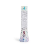 Ukonic Disney Frozen 2 Elsa Glitter Lamp | Led Light, Bedside Table Lamp For Desk | Home Decor Accessories And Room Essentials | Official Disney Princess Collectible | 12 Inches Tall